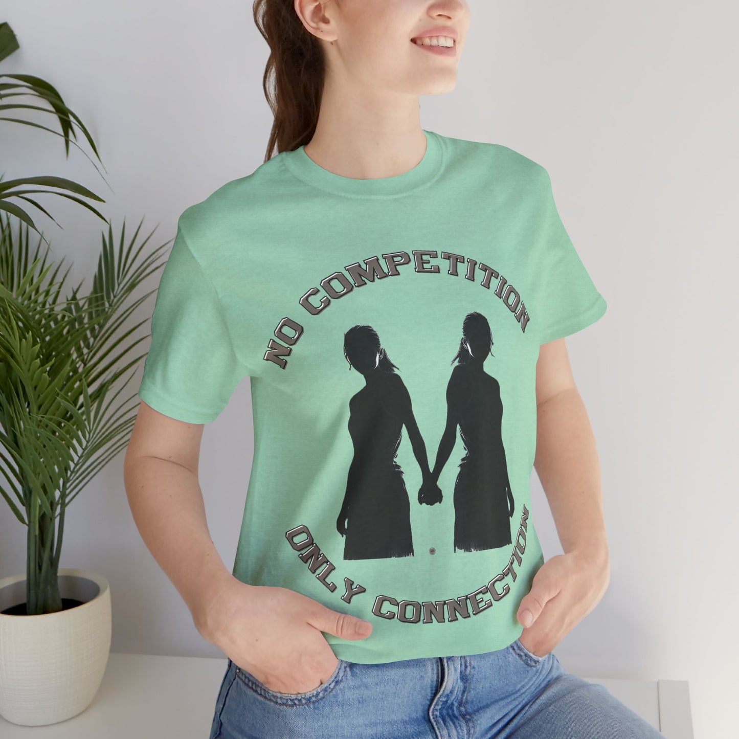 No Competition Only Connection Topography Unisex Tee