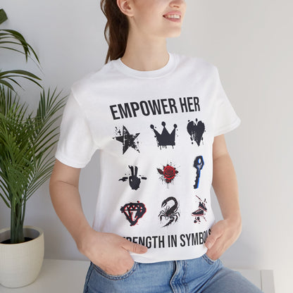 Empower her symbols tee