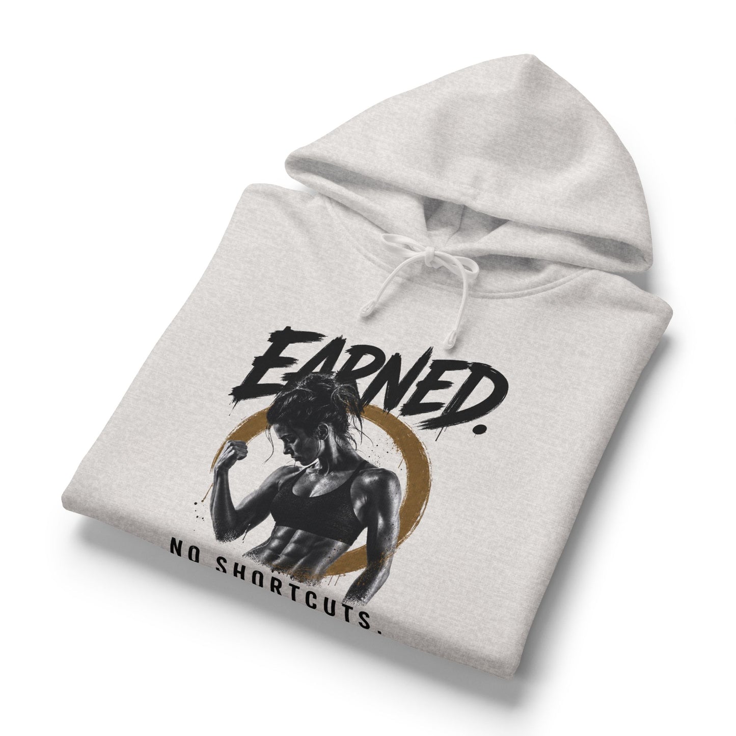 Earned No Shortcuts Mid-Length Hoodie
