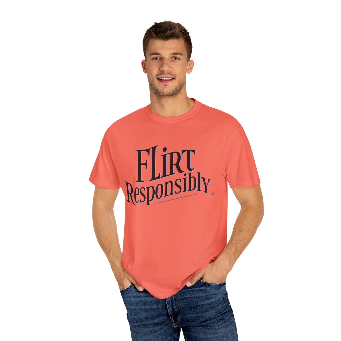 Unisex Tomboy T-shirt - 'Flirt Responsibly'