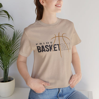 Basketball Pride Tee with Sleeve Logo