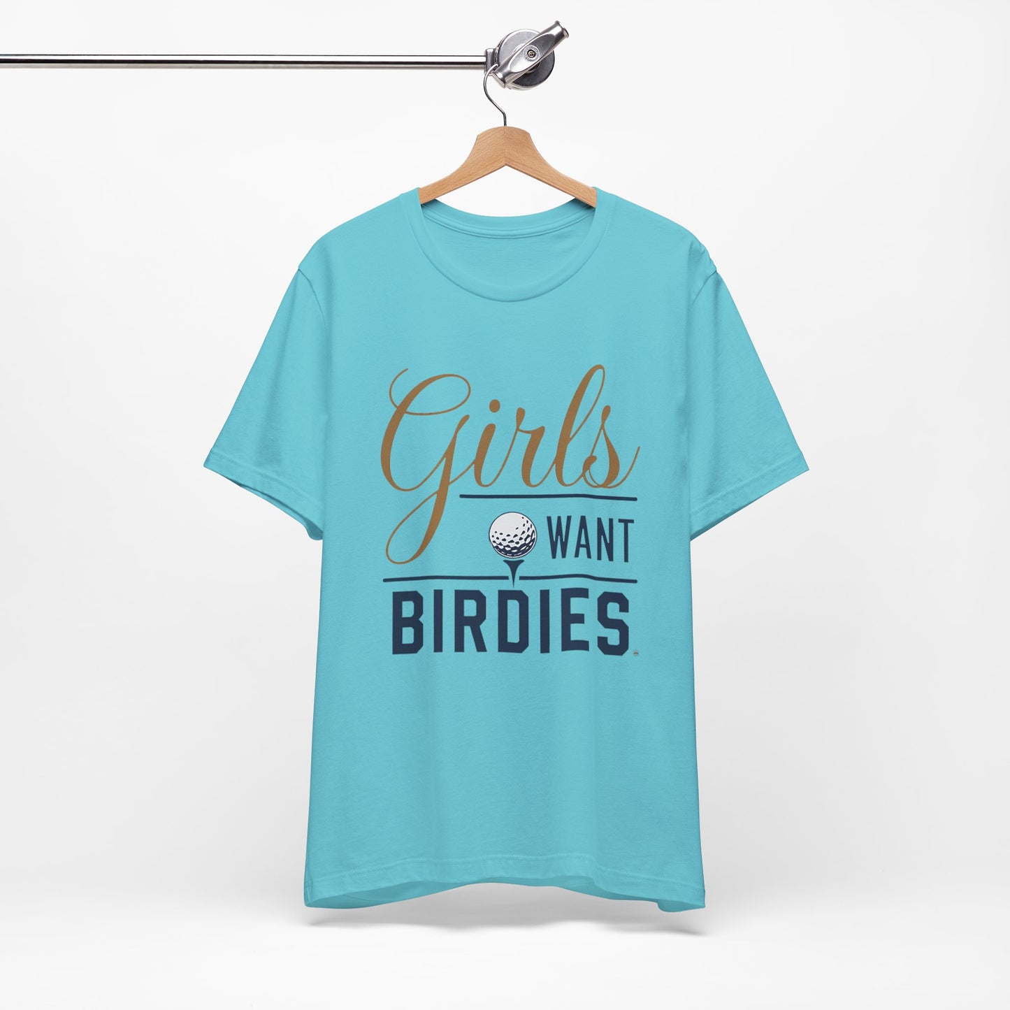 Girls Want Birdies Golf Tee
