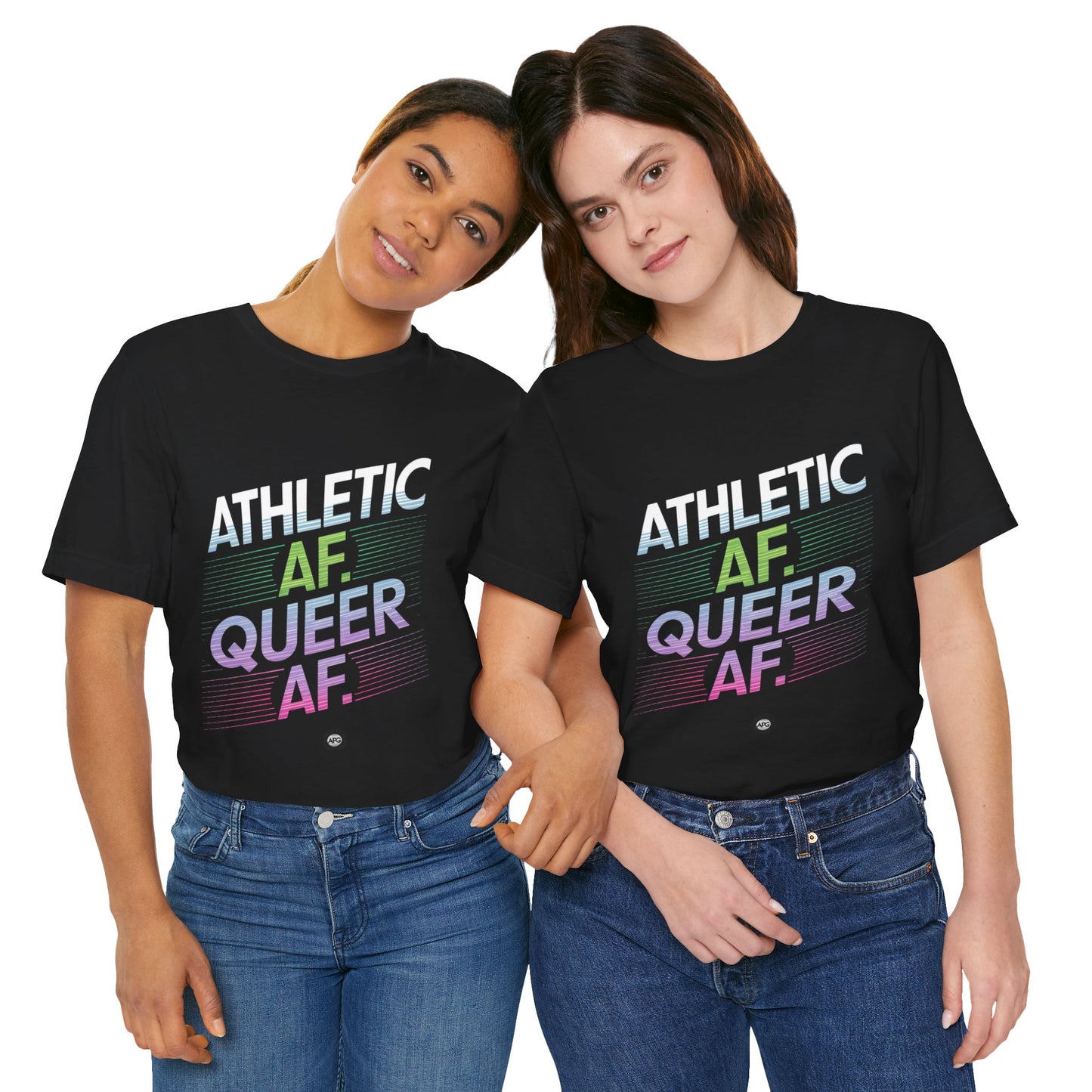 Athletic AF Queer AF Tee — LGBTQ+ Pride Athletic Graphic T-Shirt