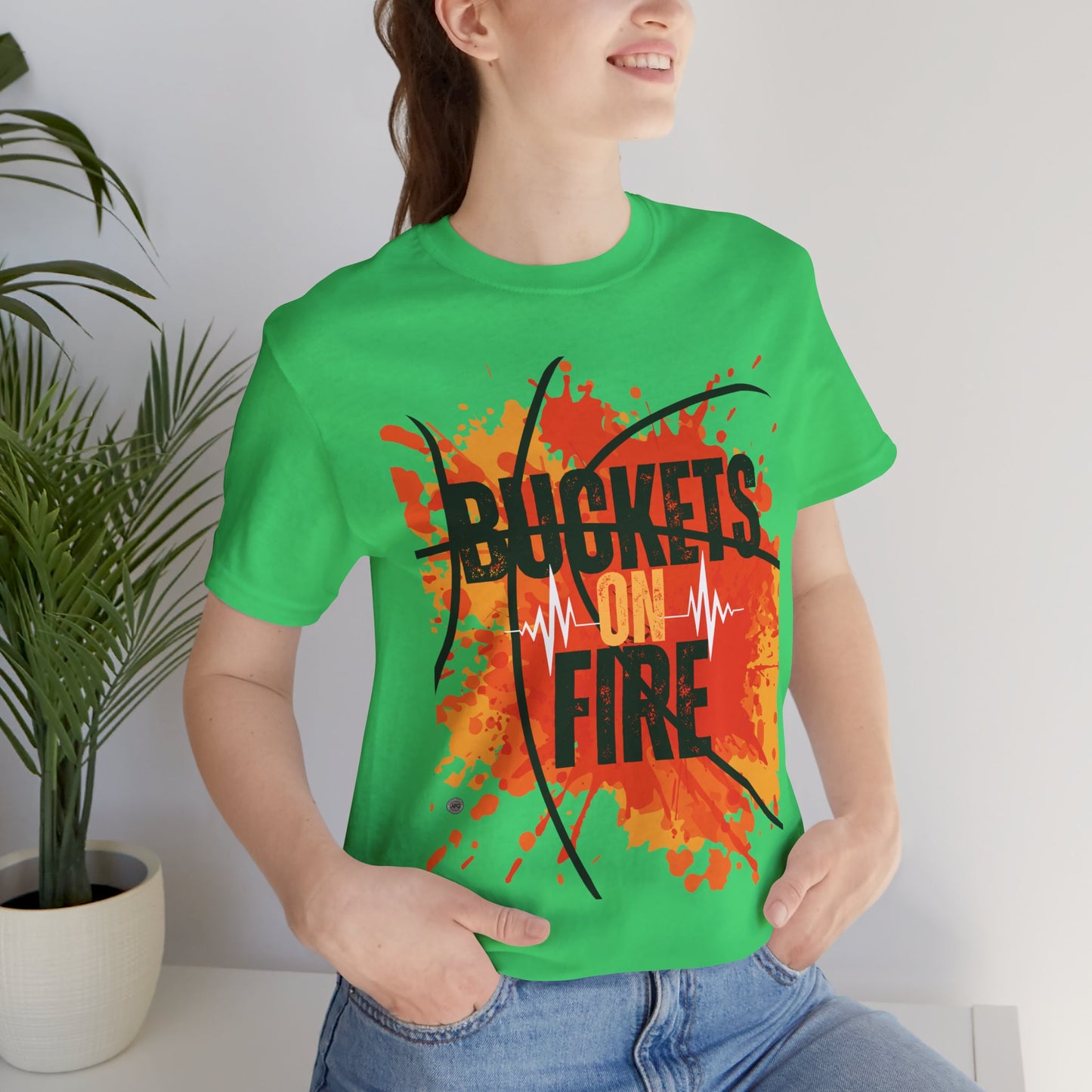 Buckets on Fire Graphic T-Shirt