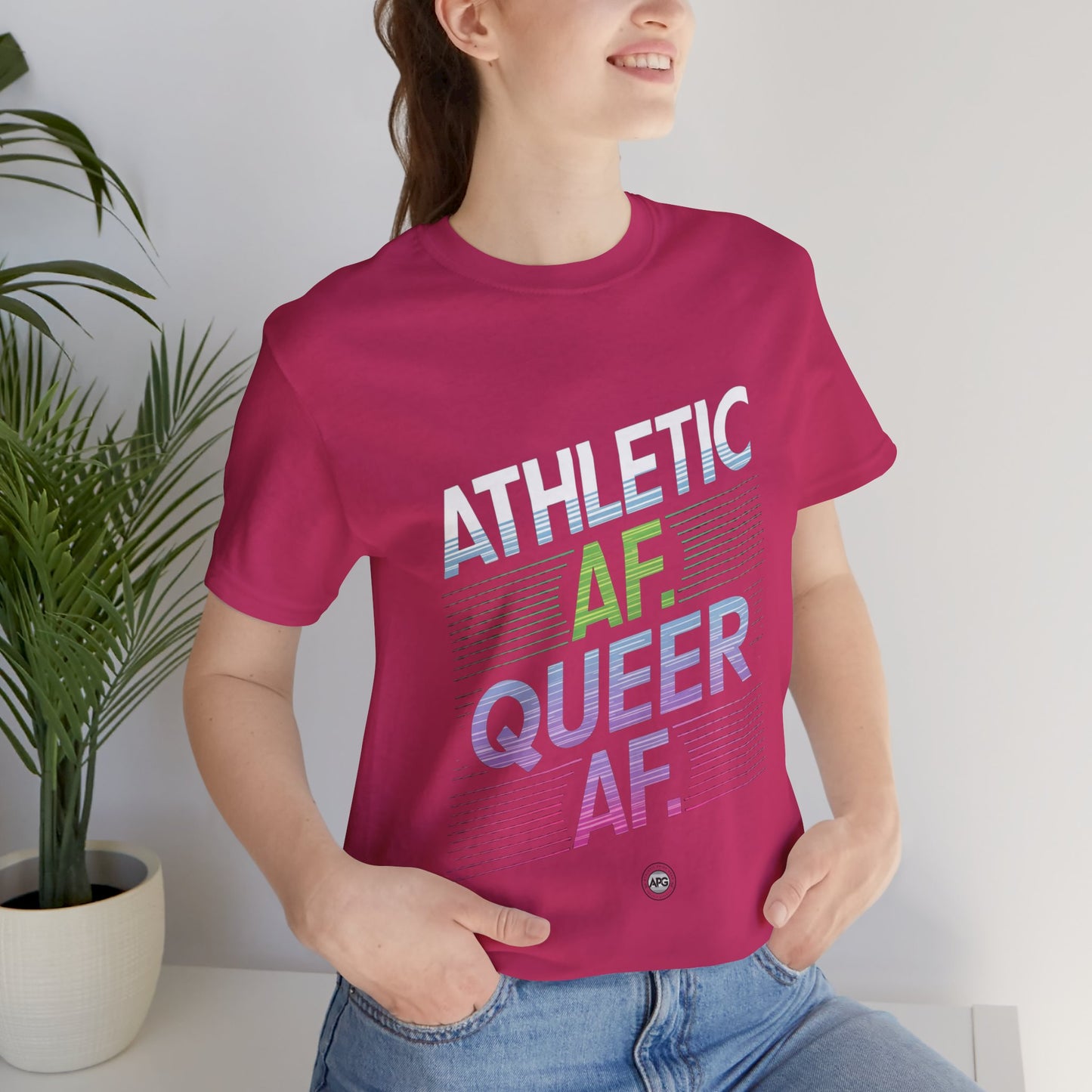 Athletic AF Queer AF Tee — LGBTQ+ Pride Athletic Graphic T-Shirt