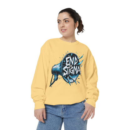 End the Stigma - Unisex Heavyweight Sweatshirt