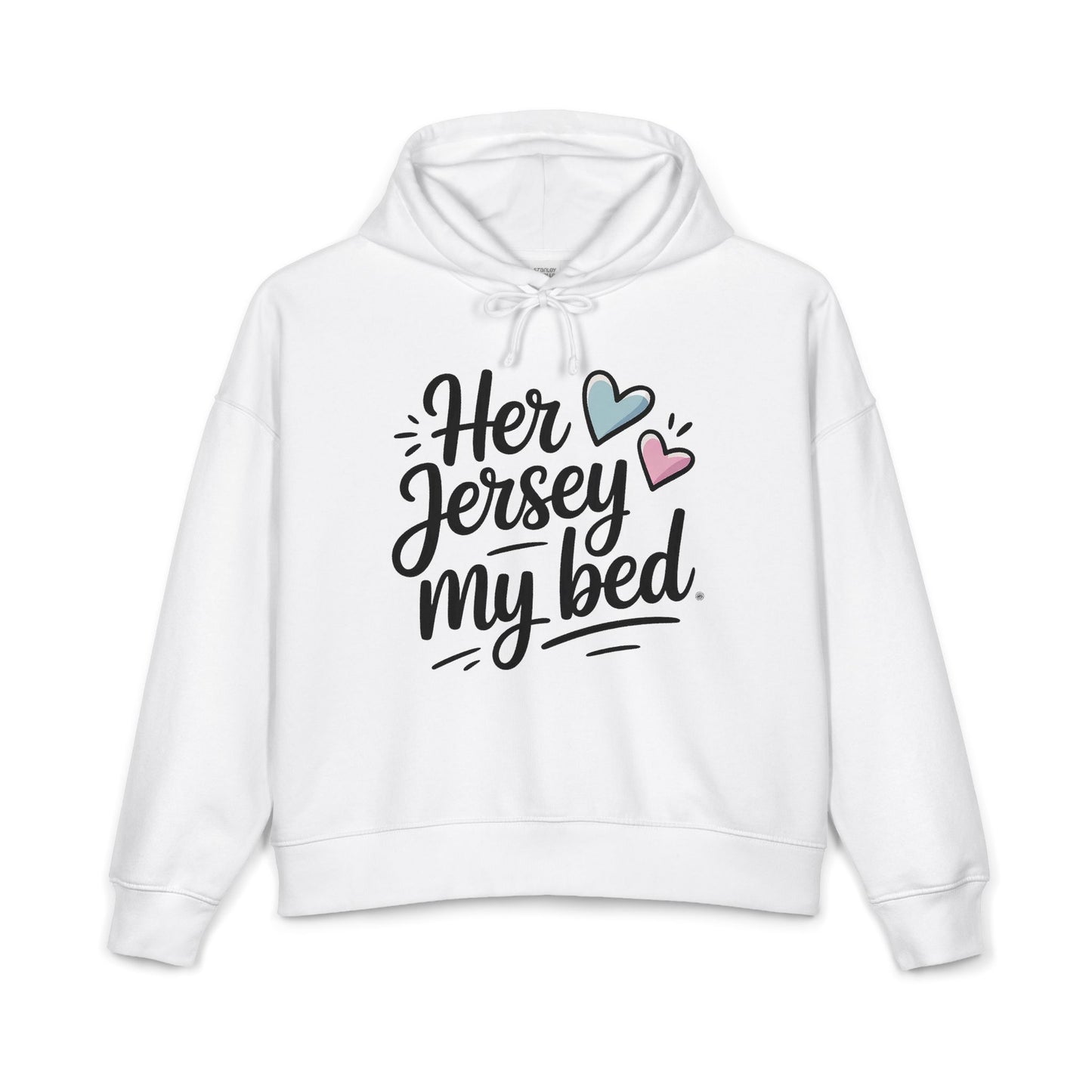 Her Jersey My Bed Mid-Length Hoodie