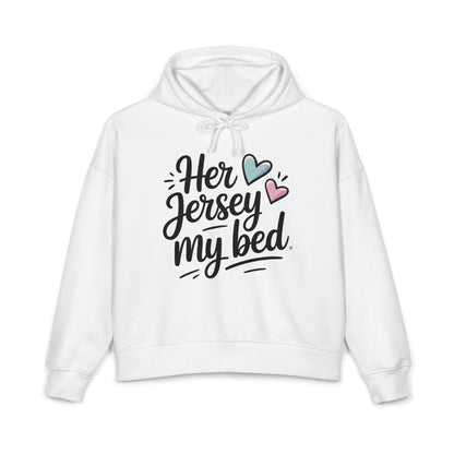 Her Jersey My Bed Mid-Length Hoodie