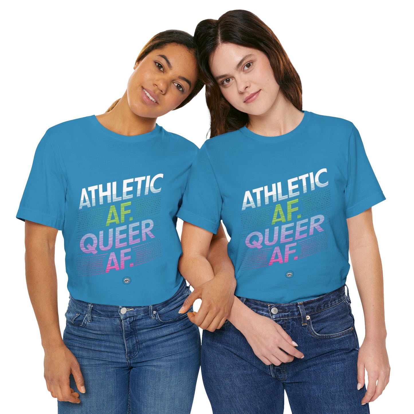 Athletic AF Queer AF Tee — LGBTQ+ Pride Athletic Graphic T-Shirt