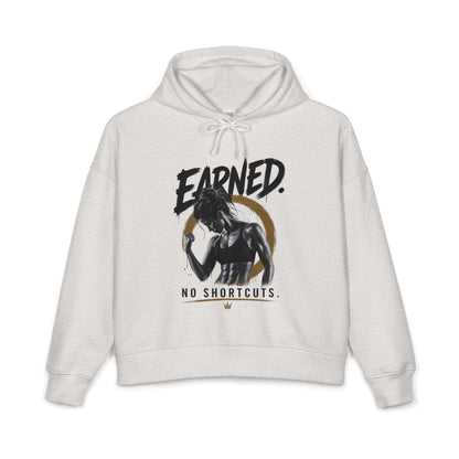 Earned No Shortcuts Mid-Length Hoodie