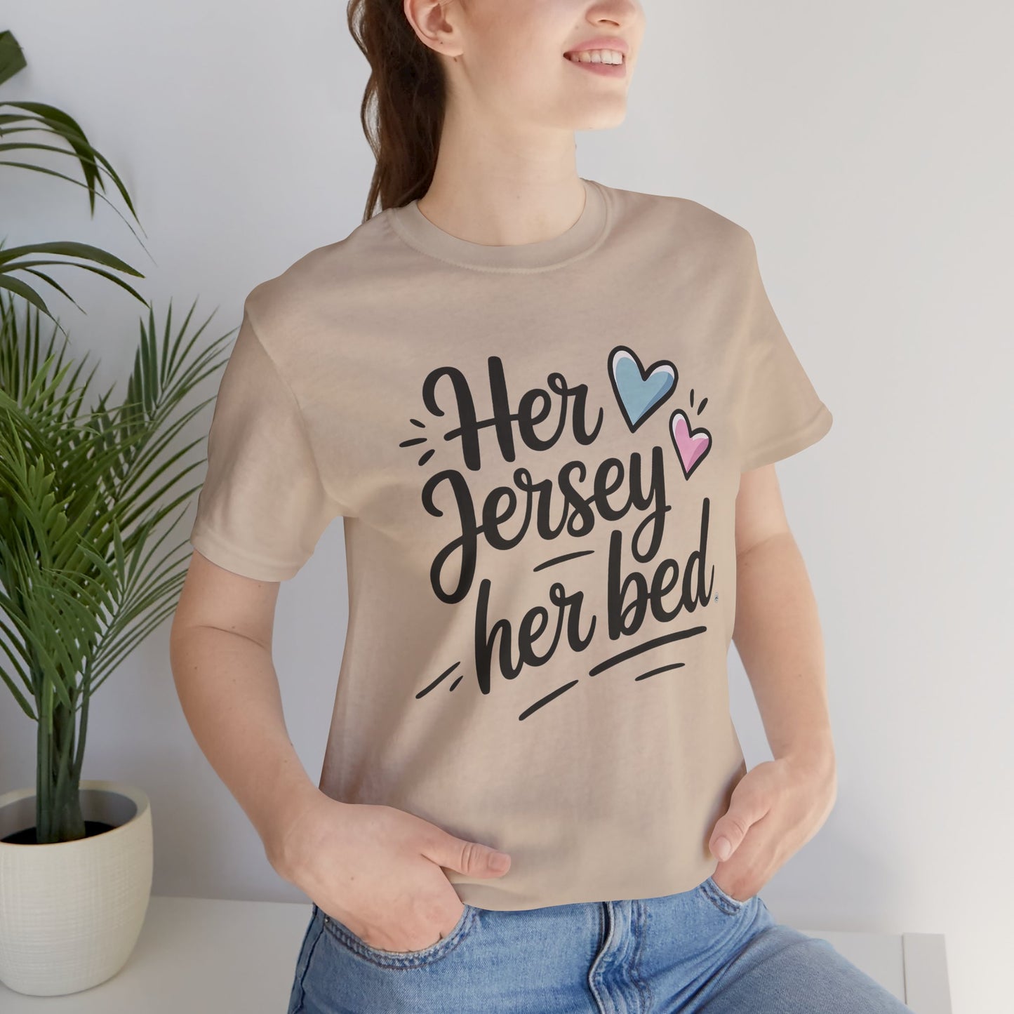 Her Jersey, Her Bed Sapphic Tee