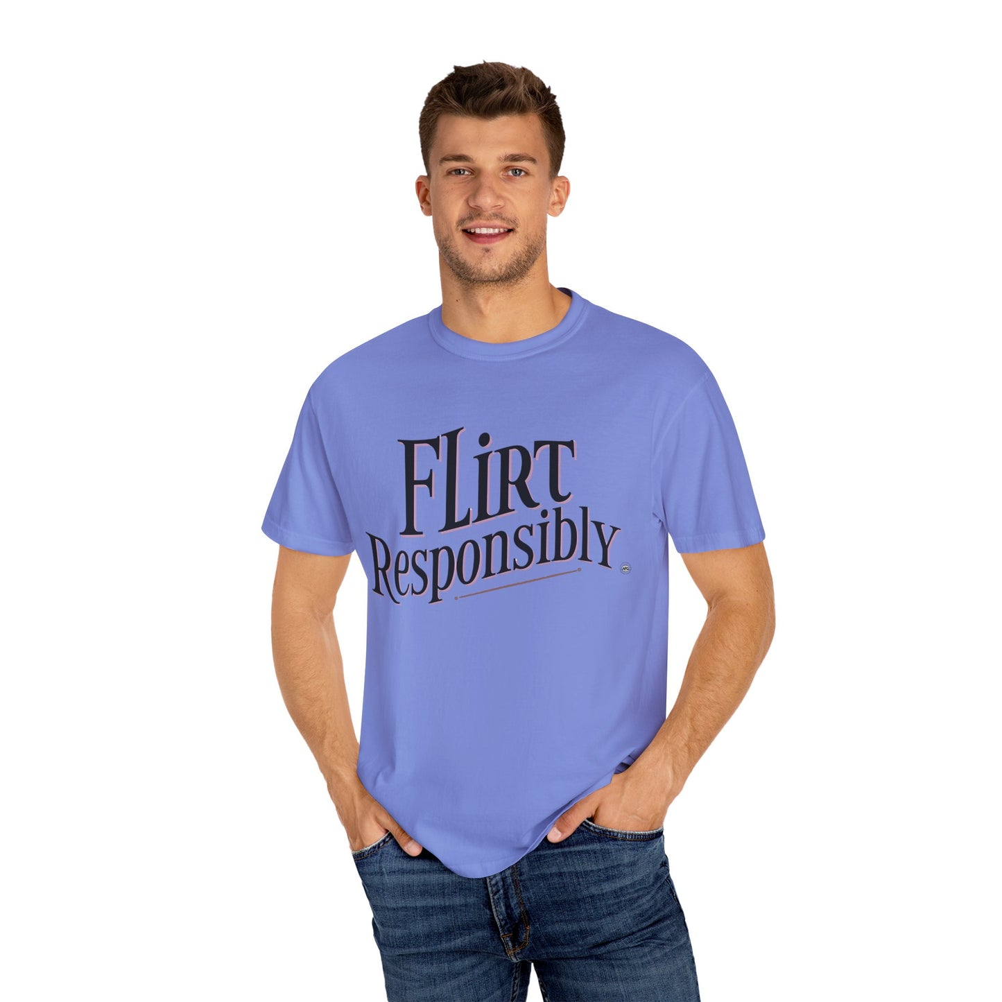 Unisex Tomboy T-shirt - 'Flirt Responsibly'