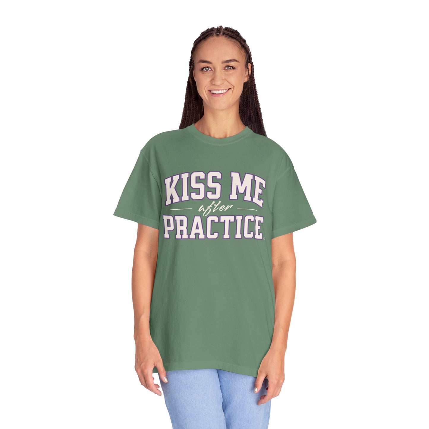 Unisex Tomboy T-shirt - 'Kiss Me after Practice'