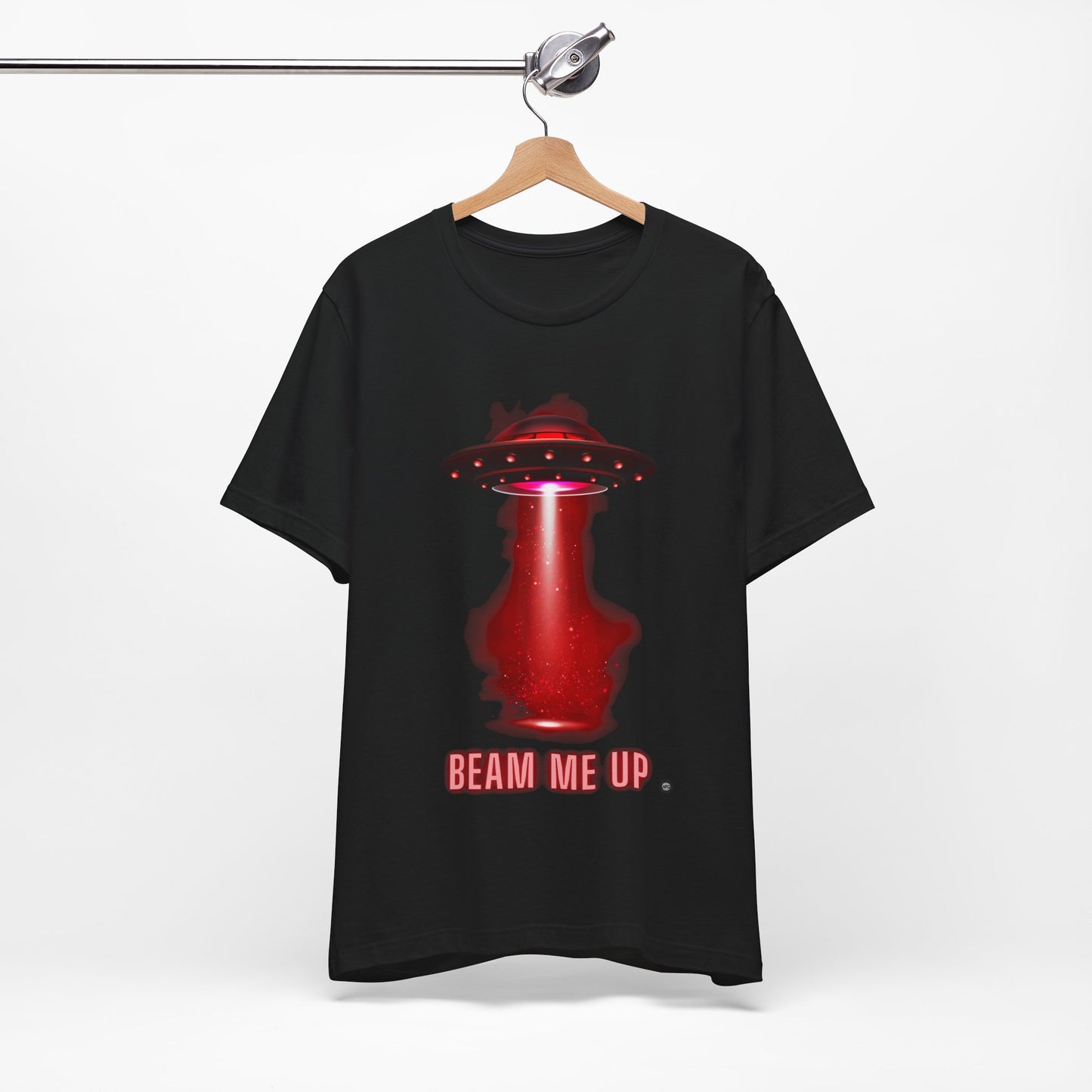 Beam Me UP Spaceship Tee - Unisex Jersey Short Sleeve