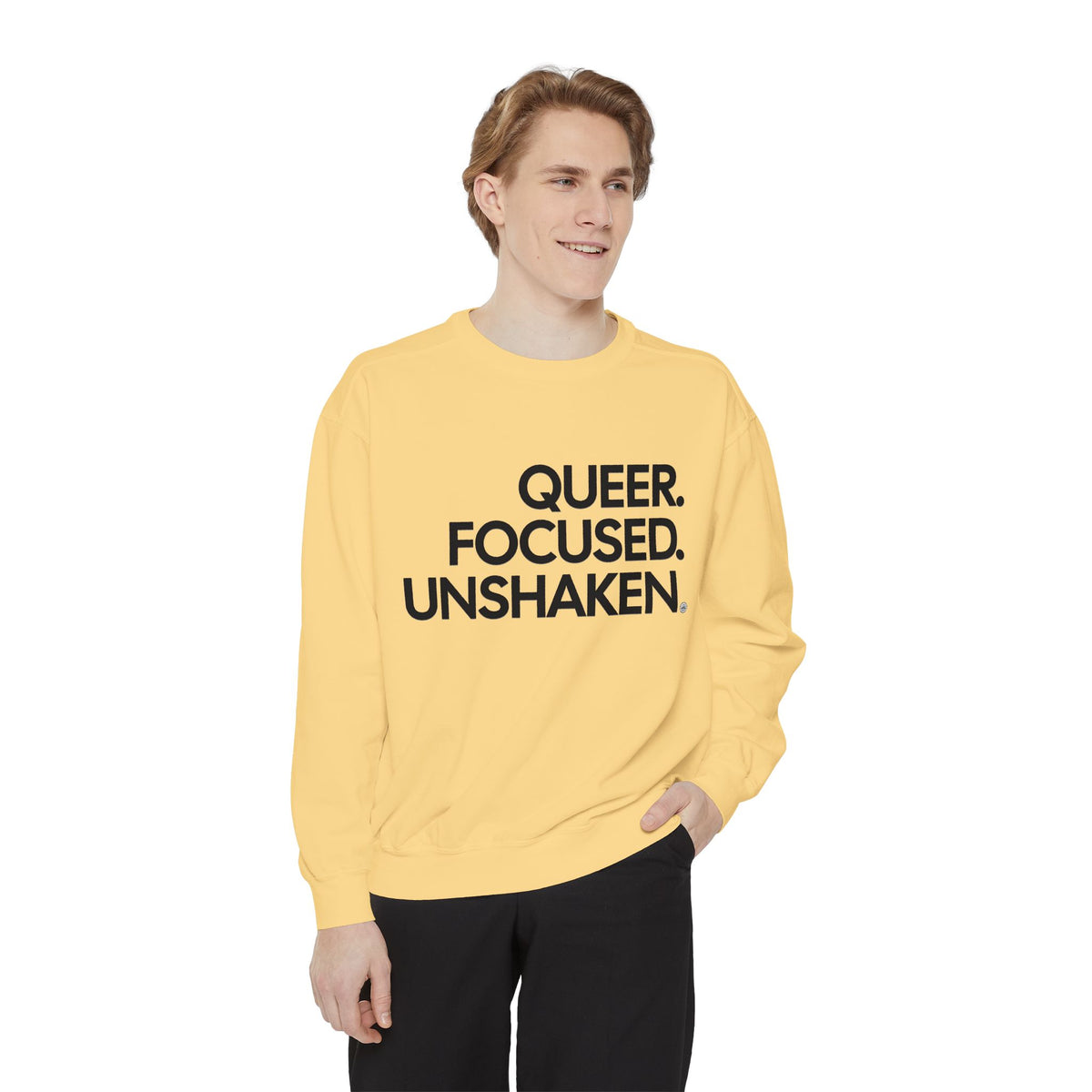 Queer Focused Unshaken - Unisex Heavyweight Sweatshirt