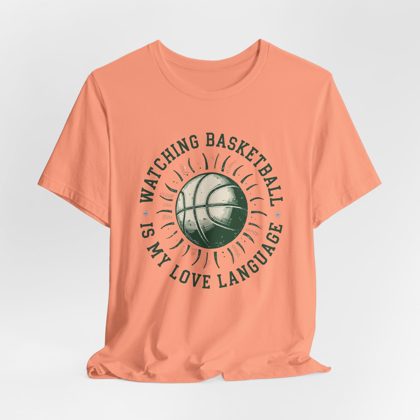 Watching Basketball Is My Love Language Shirt | Vintage Basketball Tee