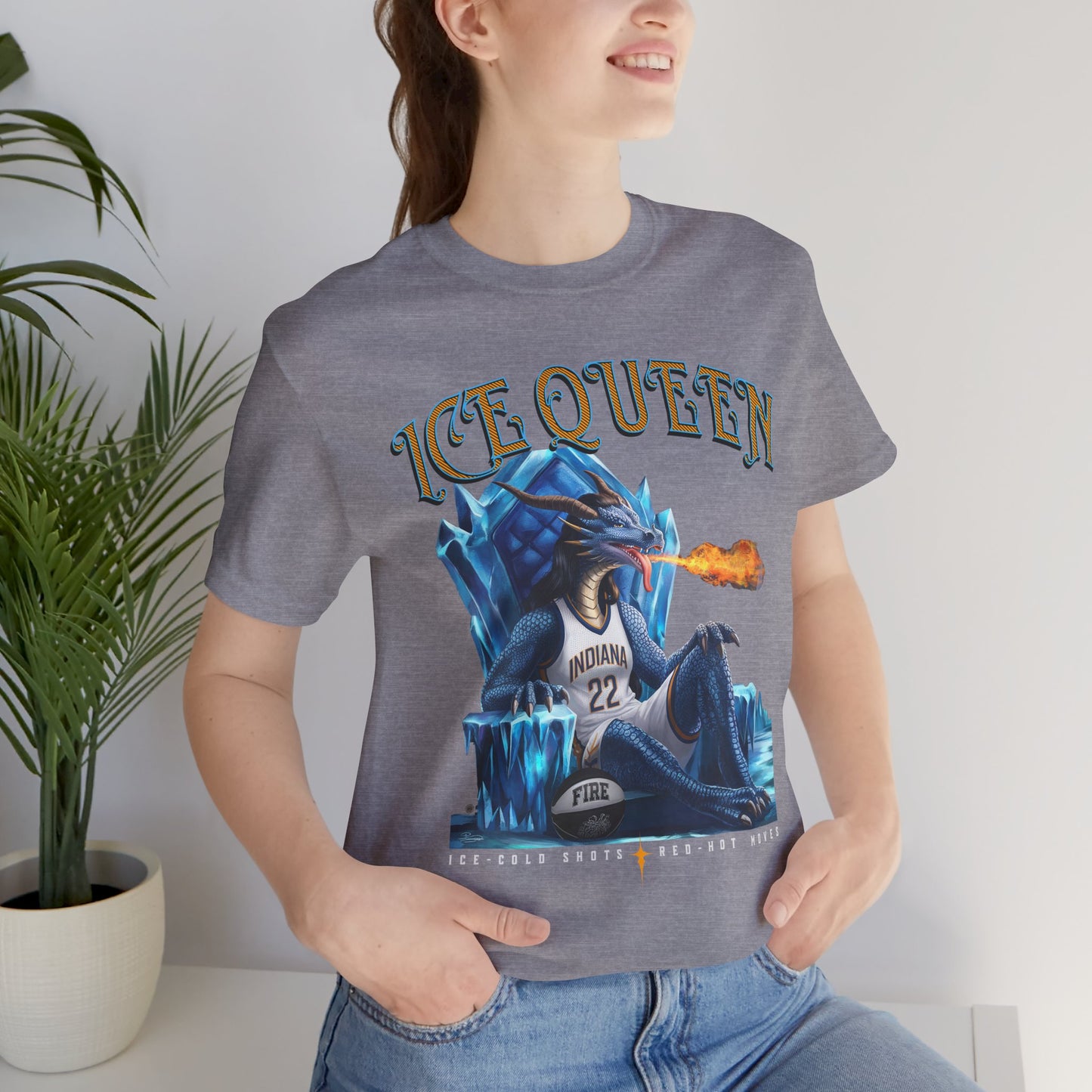 T-Shirt - Ice Queen Design Unisex Jersey Short Sleeve Tee