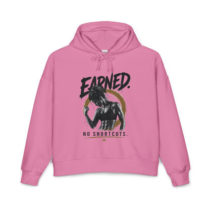 Earned No Shortcuts Mid-Length Hoodie