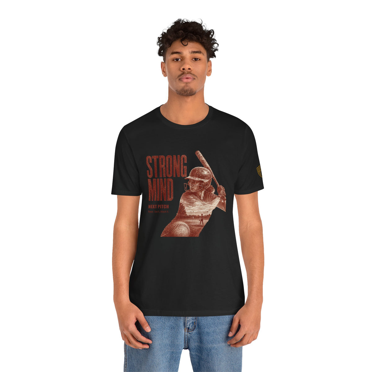 STRONG MIND Softball Tee – Next Pitch | Unisex Shirt