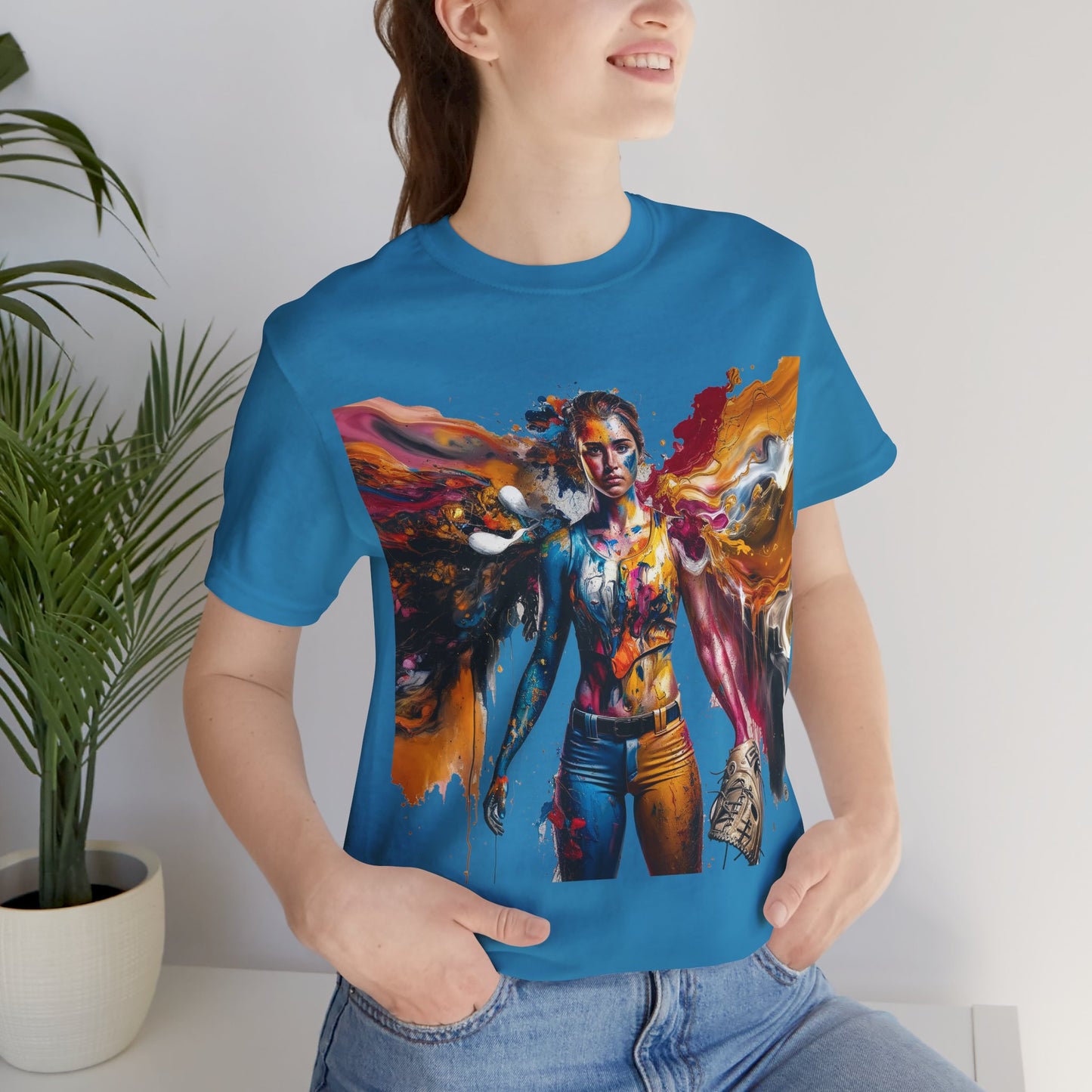 Painted Angel Softball T-Shirt