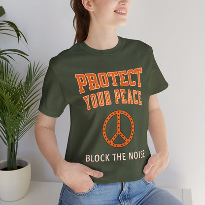 Protect Your Peace Block the Noise Graphic Tee