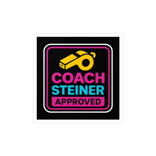 Vinyl Decal Stickers for Gym Enthusiasts - Coach Steiner Approved