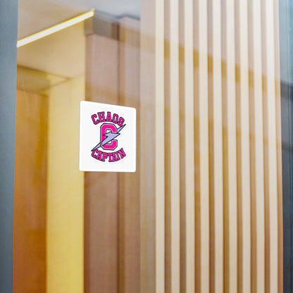 Vinyl Decal Stickers - Chaos Captain for Motivational Spaces and Gym Enthusiasts