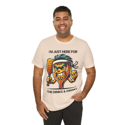 Dinks and Drinks Pickleball Tee