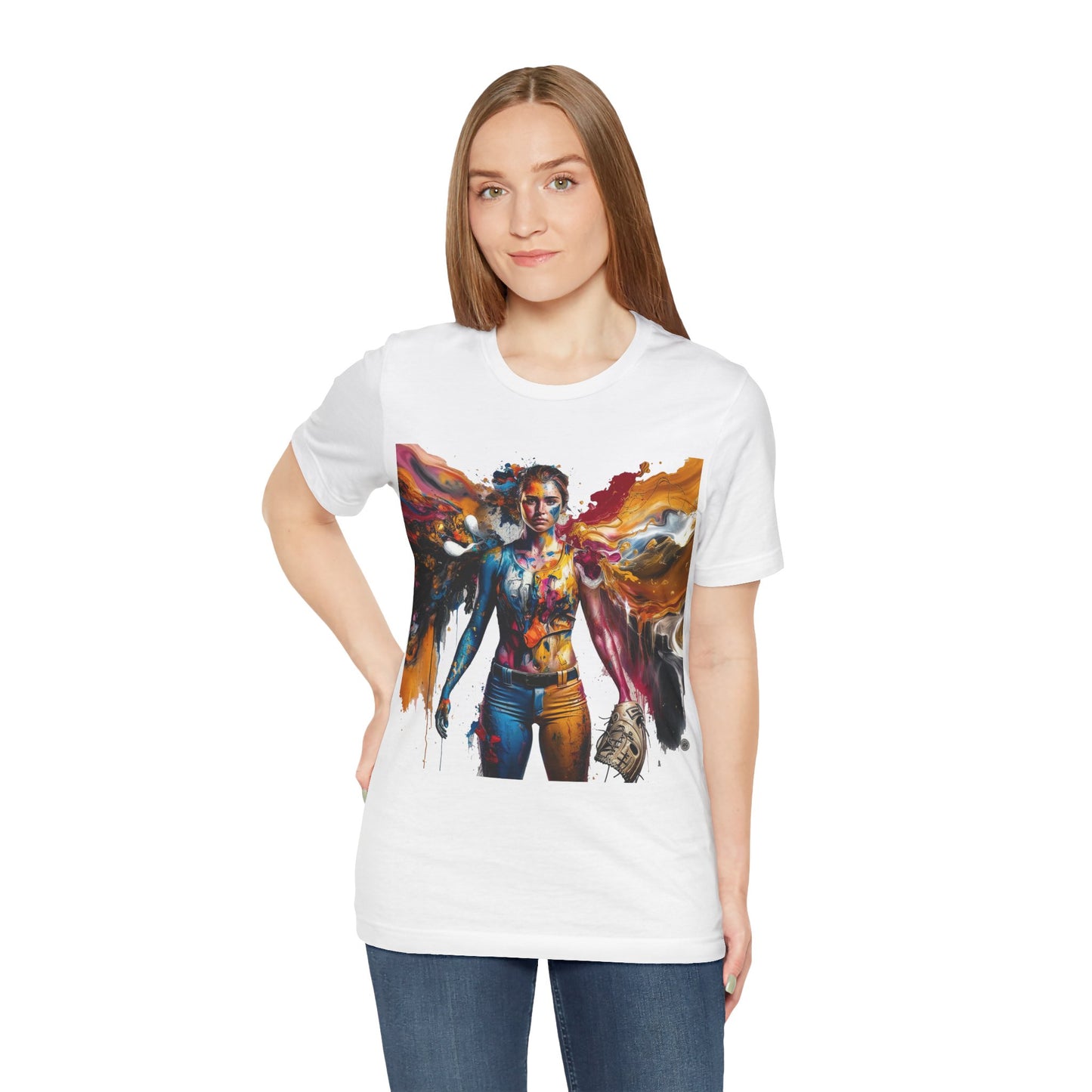 Painted Angel Softball T-Shirt