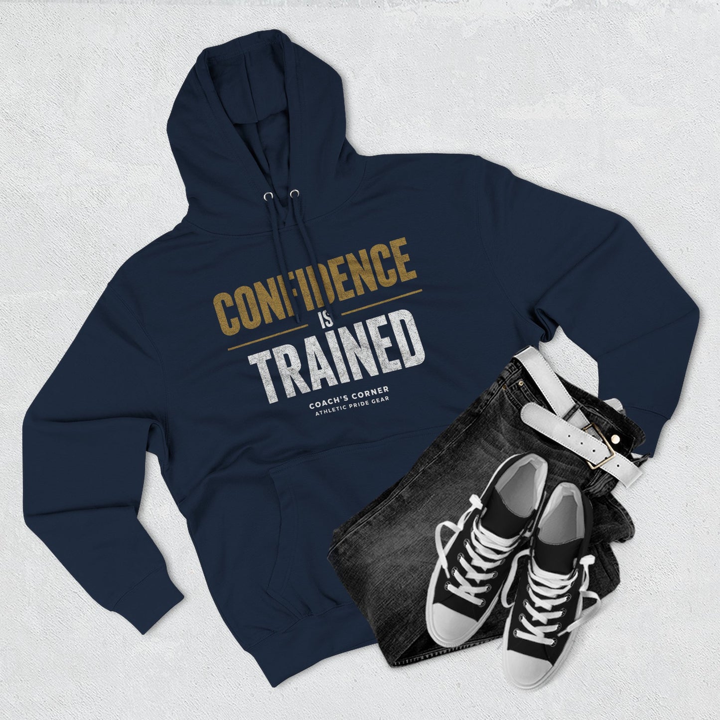 Confidence Trained — Motivational APG Hoodie