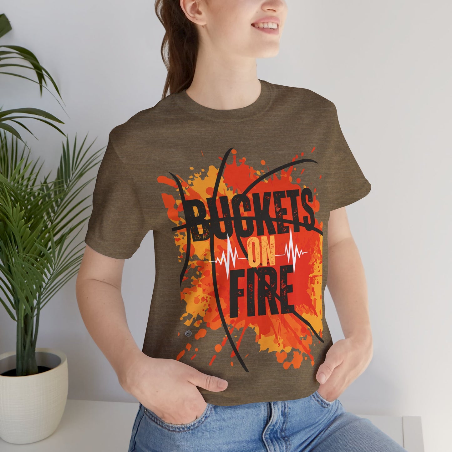 Buckets on Fire Graphic T-Shirt