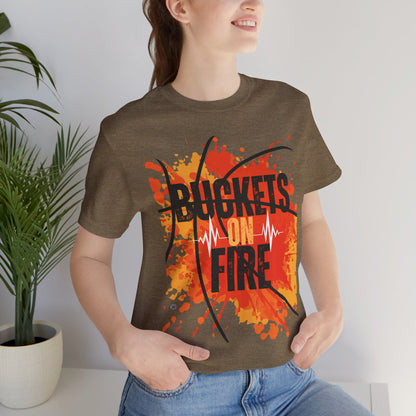 Buckets on Fire Graphic T-Shirt