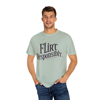 Unisex Tomboy T-shirt - 'Flirt Responsibly'