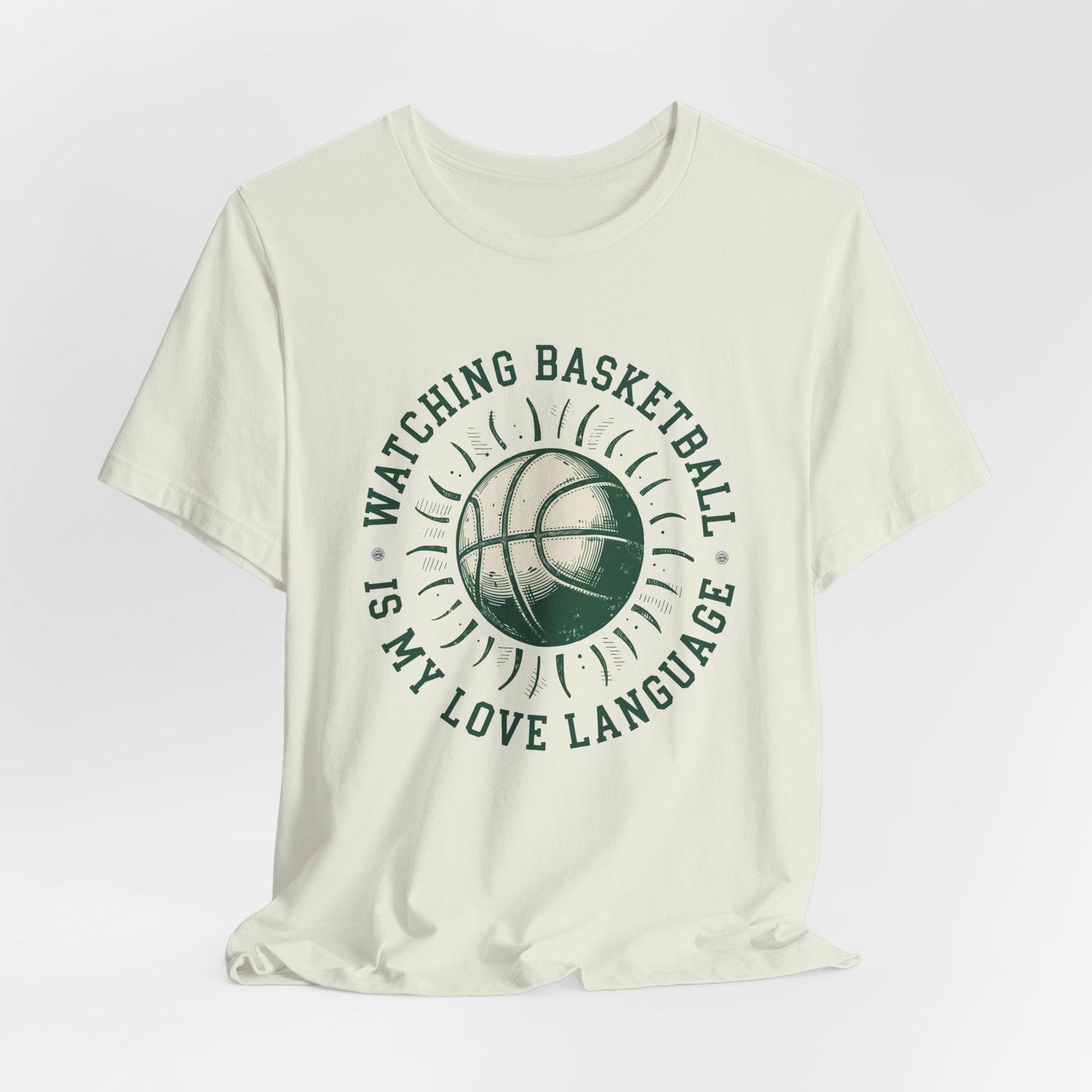 Watching Basketball Is My Love Language Shirt | Vintage Basketball Tee