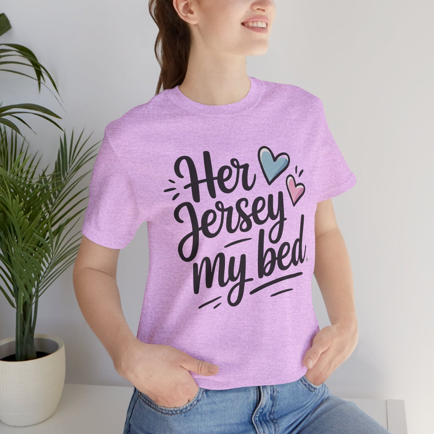 Her Jersey My Bed Tee