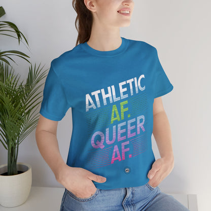 Athletic AF Queer AF Tee — LGBTQ+ Pride Athletic Graphic T-Shirt