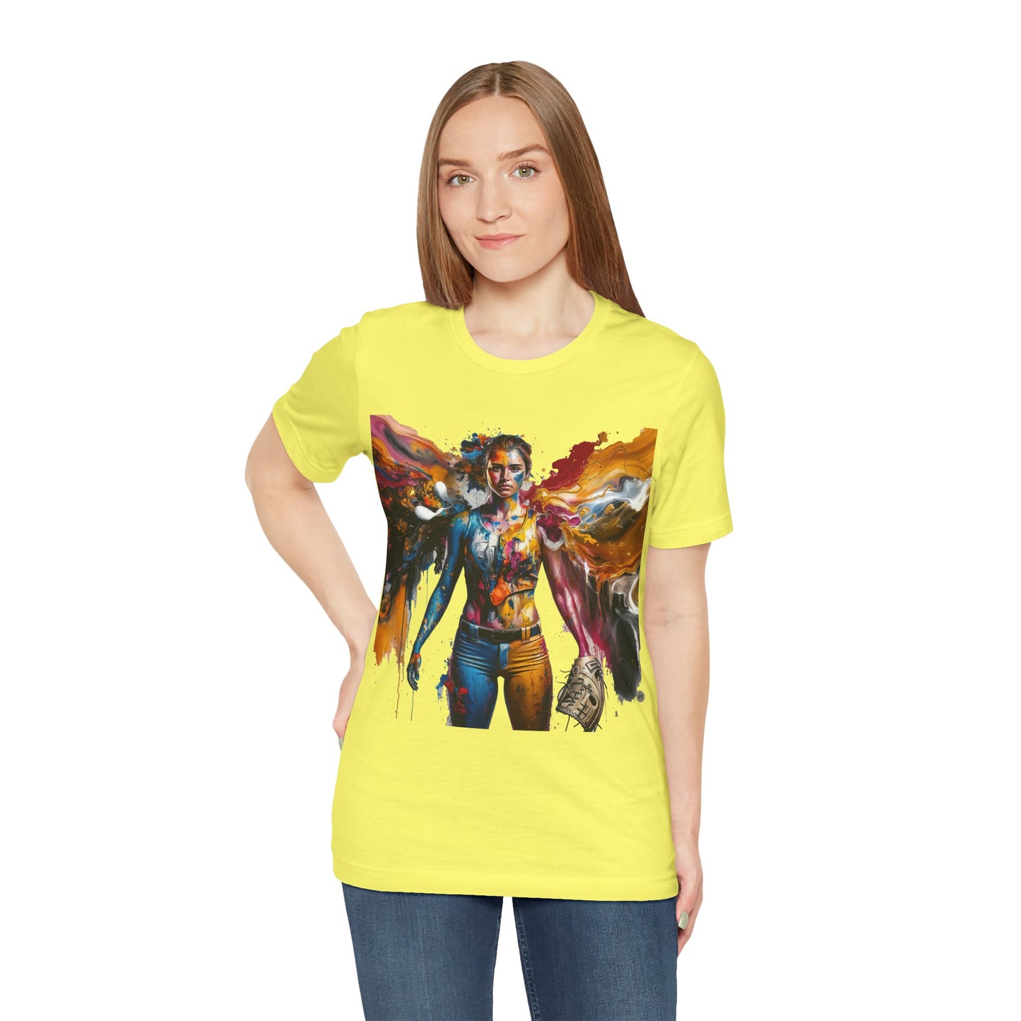 Painted Angel Softball T-Shirt