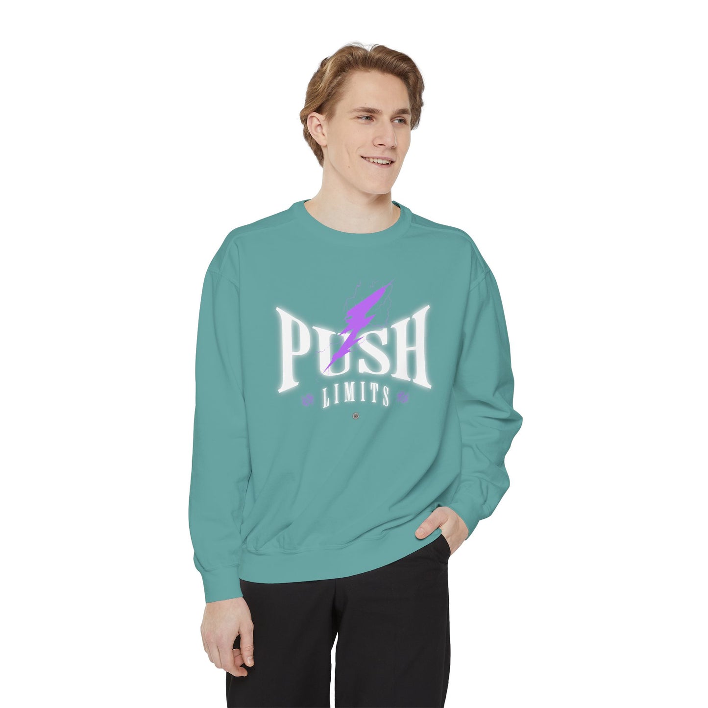 Push Limits Motivational Heavyweight Sweatshirt