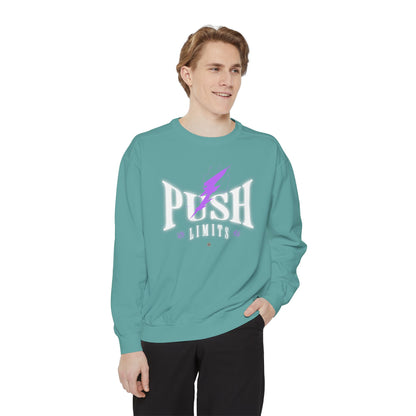 Push Limits Motivational Heavyweight Sweatshirt