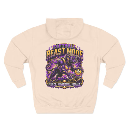 Softball Beast Mode Panther Hoodie