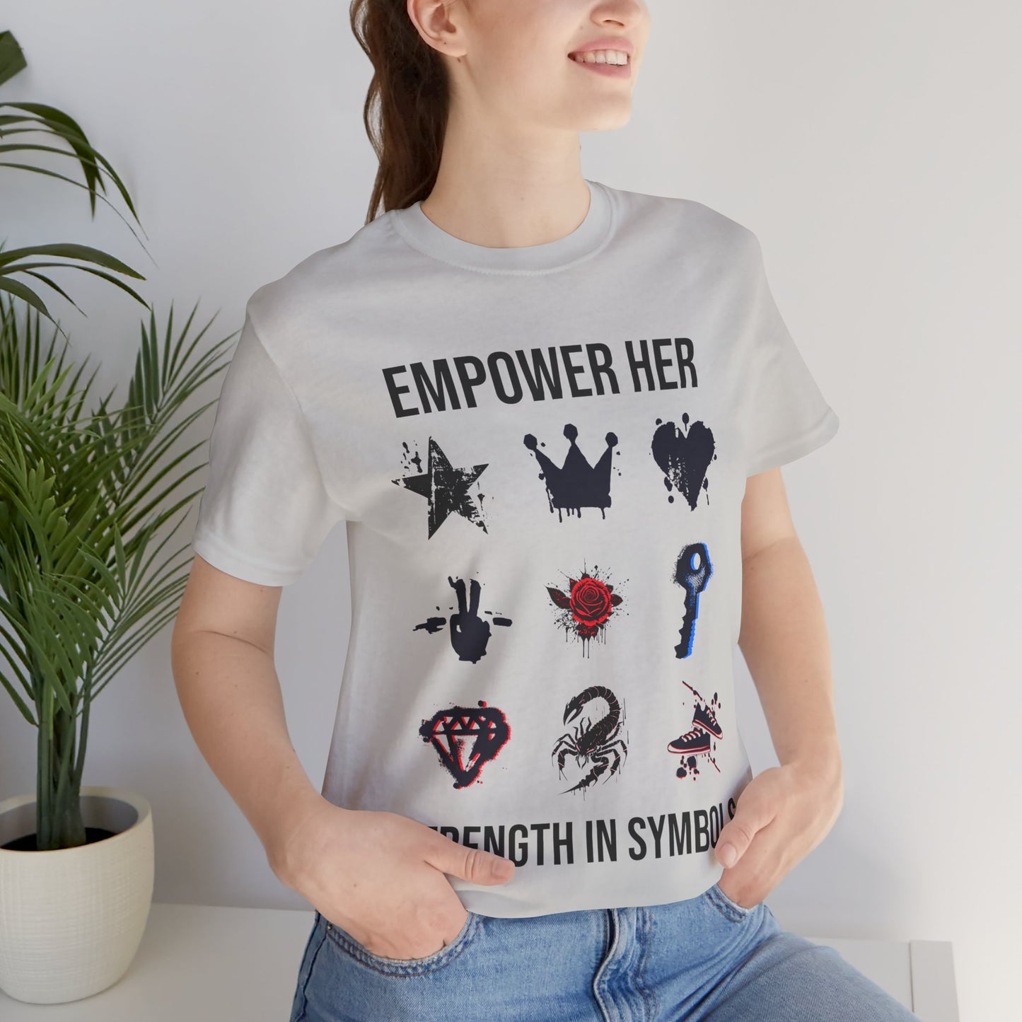 Empower her symbols tee
