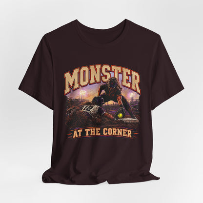 Monster at the Corner Softball Tee | APG After Dark |  Unisex T-Shirt