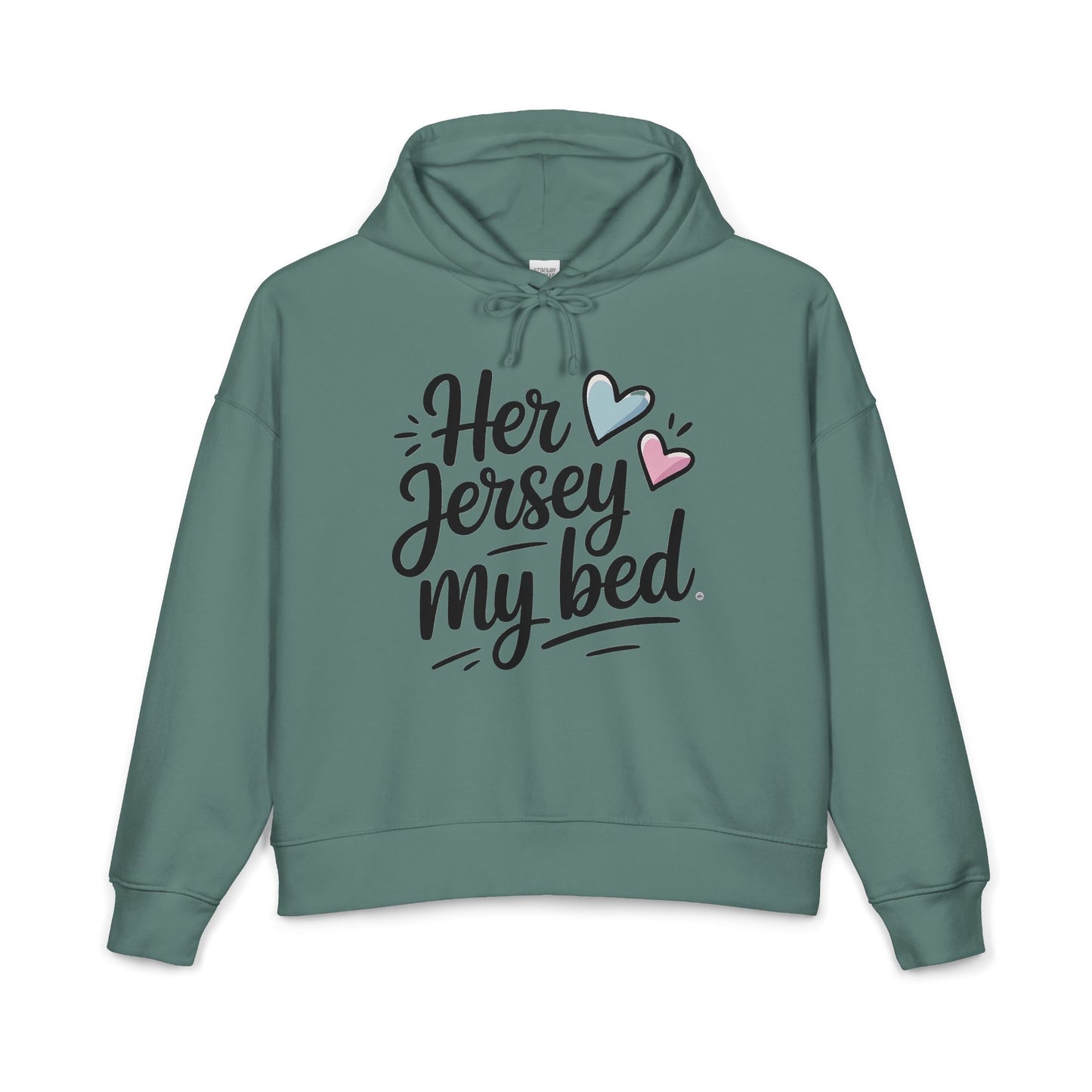 Her Jersey My Bed Mid-Length Hoodie