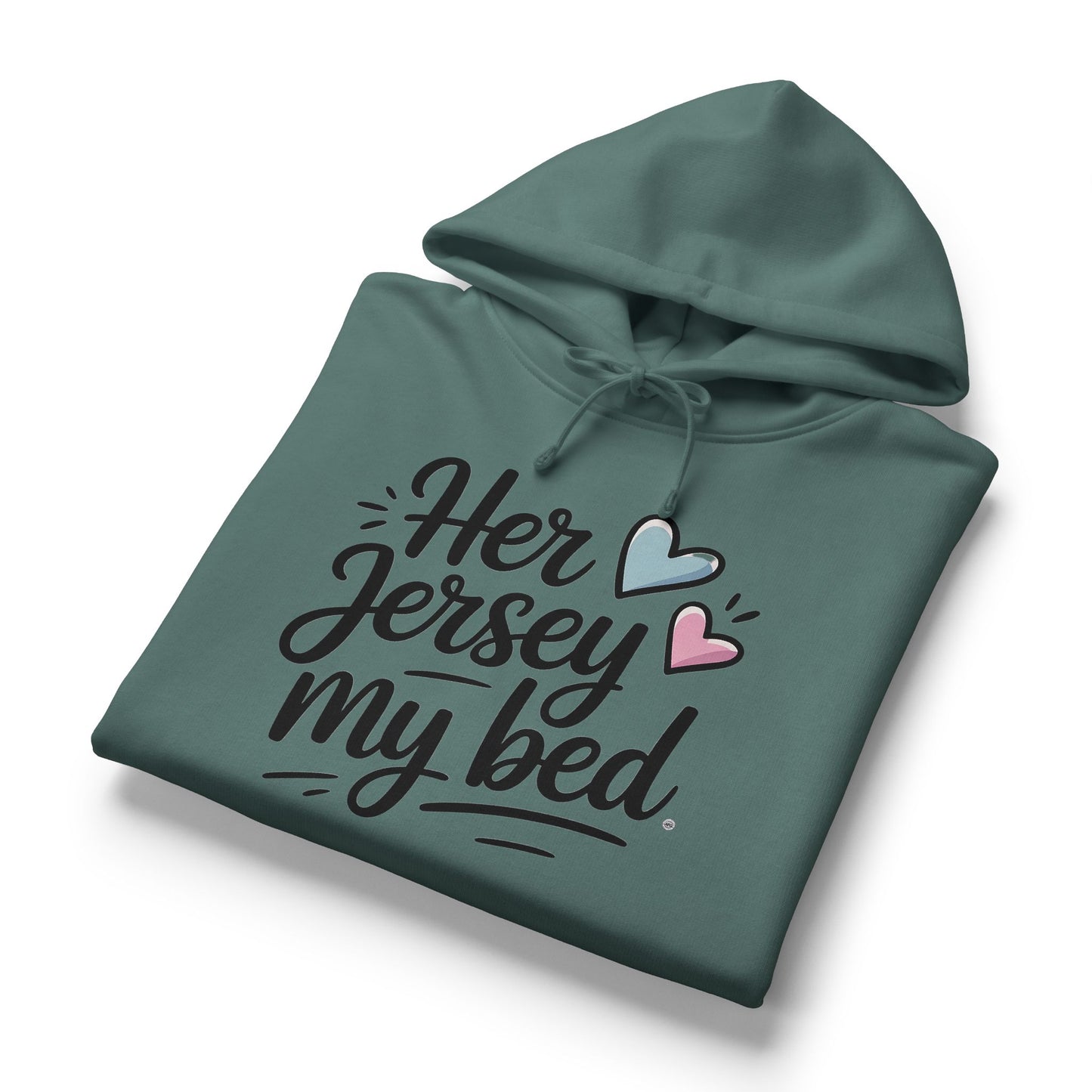 Her Jersey My Bed Mid-Length Hoodie