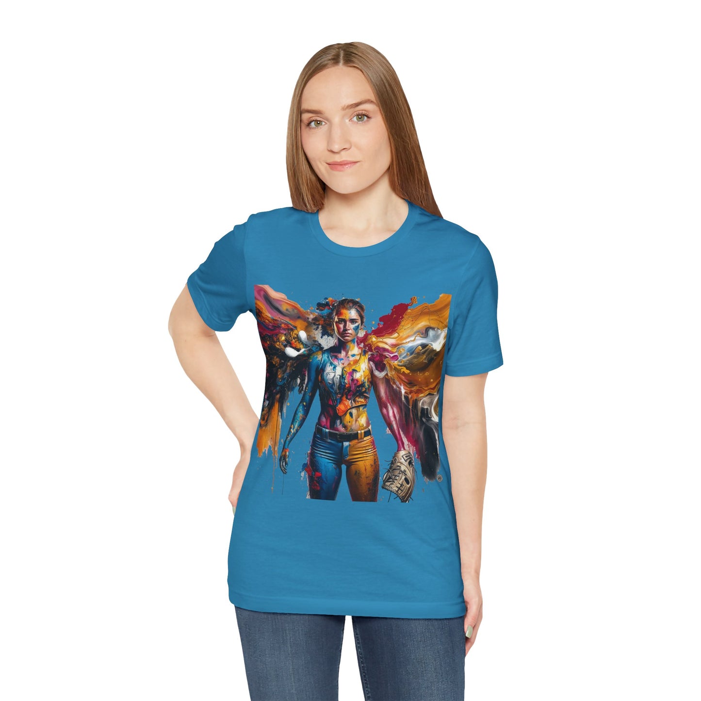 Painted Angel Softball T-Shirt