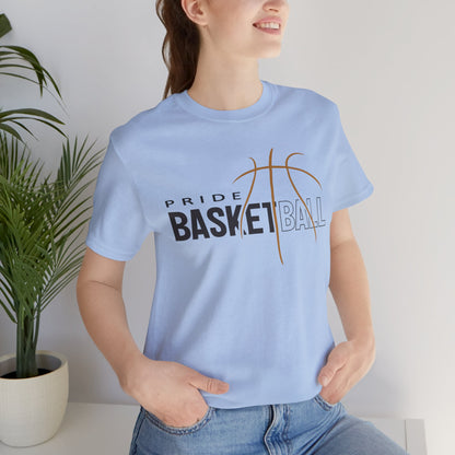 Basketball Pride Tee with Sleeve Logo