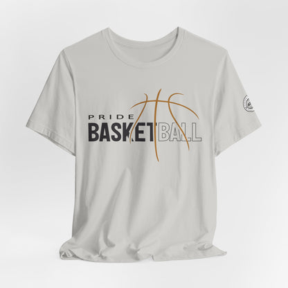 Basketball Pride Tee with Sleeve Logo