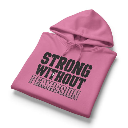 Strong Without Permission Women's Mid-Length Hoodie