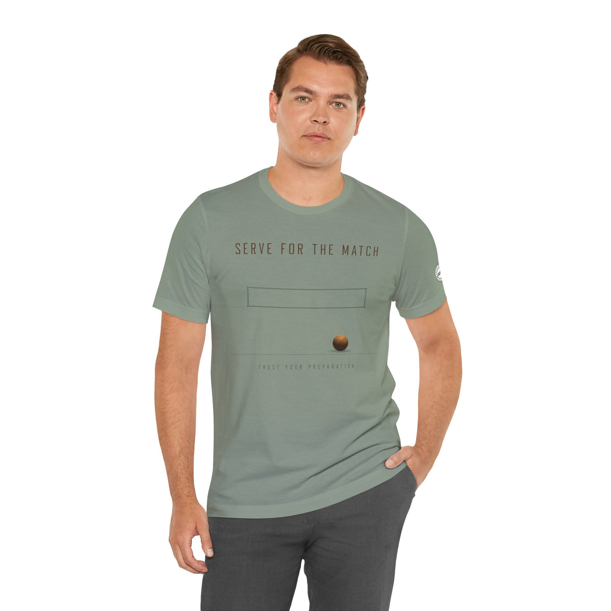 Serve for the Match | Trust Your Preparation Volleyball Tee