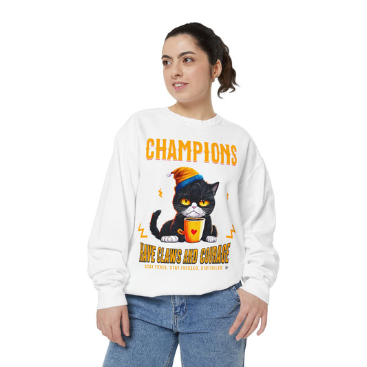 Clawed Champions Sweatshirt - Stay Fierce, Focused, and Fueled